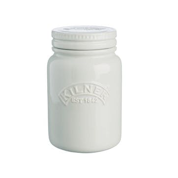 Ceramic Storage Jar, Moonlight Grey