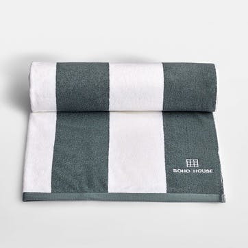 House, Pool Towel, Grey