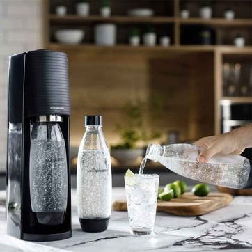 Terra, Sparkling water maker, Black