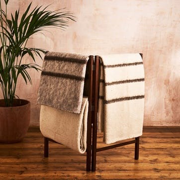 Duitama Woollen Blanket 140 x 210cm, Plain White