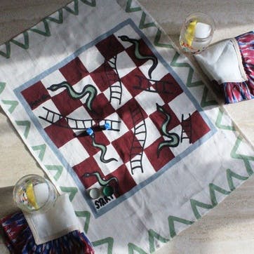 Snakes & Ladders Teatowel 50 x 70 cm