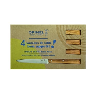 Bon Appetit South Knife Box Set, Olive Wood