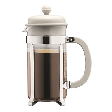 Caffettiera, 8 Cup Coffee Maker, 1 Litre, Off White