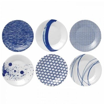 Pacific Dessert Plates, Set of 6