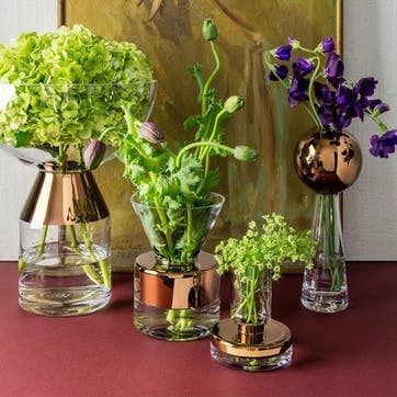 Vase stem, H29cm, Tom Dixon, Tank, copper/glass