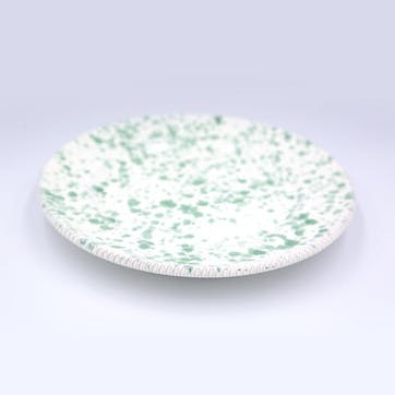 Splatter Side Plate D21cm, Pistachio