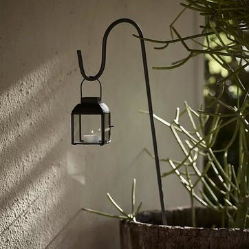 Westport Lantern H11cm, Grey