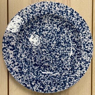 Splatter Pasta Plate D29cm, Blue