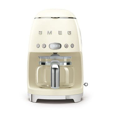 Drip Filter Coffee Machine 1.4L, Cream