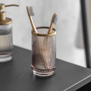 Adelphi Toothbrush Holder, Smoke