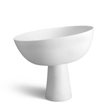 Terra Bowl on Stand D30cm, Stone