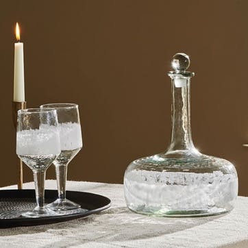 Anara Etched Decanter 750ml, Clear