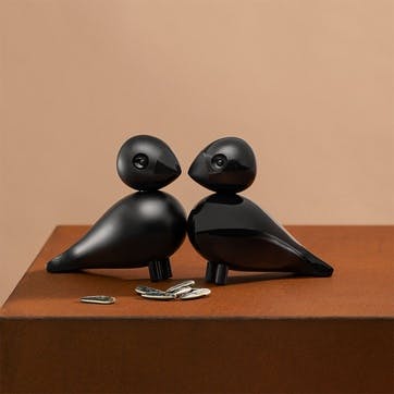 Pair of Lovebirds, Black