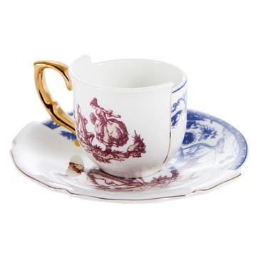 Hybrid Eufemia porcelain coffee cup and saucer