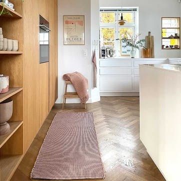 Hazelnut Rug, H60 x W150cm, Light Rose