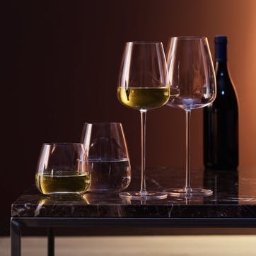 Wine Culture Set of 2 White Wine Glasses; 490ml