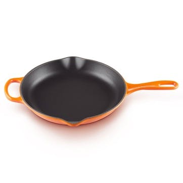 Frying pan with metal handle, 26cm, Le Creuset, Signature Cast Iron, volcanic
