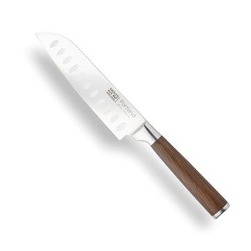 Portland All Purpose Knife 13cm, Walnut