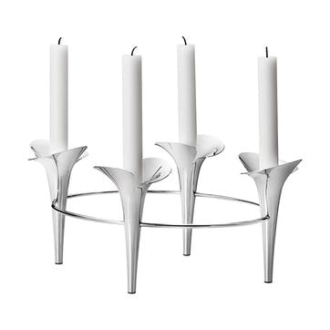 Bloom Botanica Candleholder H15 x W34 cm, Silver