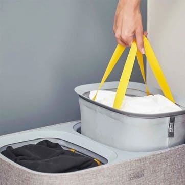 Easy-Empty Laundry Basket 90 Litre Grey