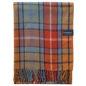 Recycled Wool Blanket  145 x 190cm, Buchanan Antique Tartan