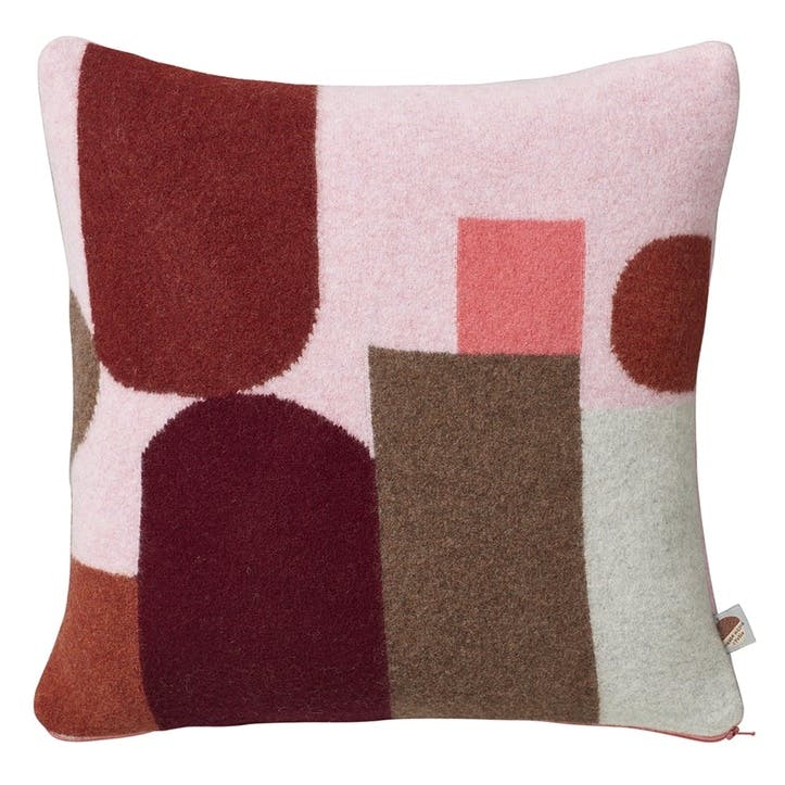 Hue Square Cushion, 42cm, Pink