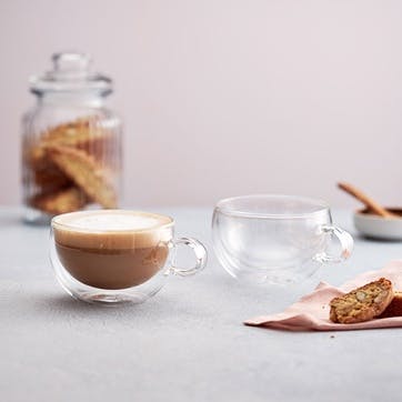 Duo Form Latte Glass Set 325ml