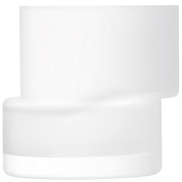 Tier Lantern/Vase H13.5cm, Chalk White