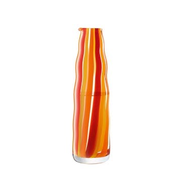 Folk Carafe 1l,  Orange/Red/Yellow