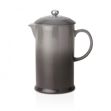 Stoneware Cafetiere with Metal Press; Flint