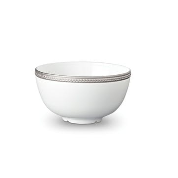 Soie Tressée Cereal Bowl, Platinum