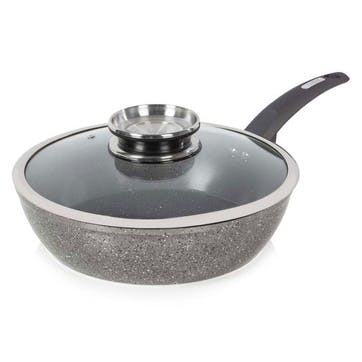 Cerastone Forged Multi Pan Set  28cm, Grey