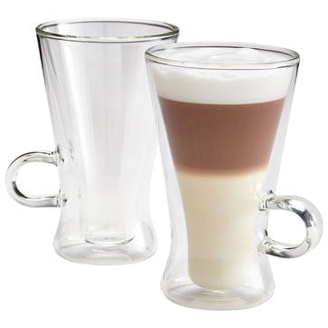 Duo Grande Latte Macchiato Glass Set 320ml