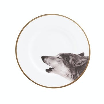 Urban Nature Howling Wolf Side Plate