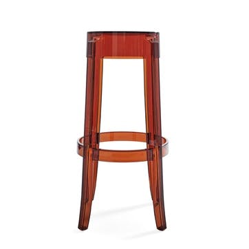 Philippe Starck 2005 Charles Ghost Stool H75cm, Amber