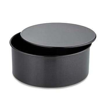 Precision Plus Loose Base Deep Cake Tin 23cm, Black