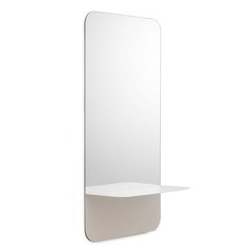 Mirror, H80 x D17cm, Normann Copenhagen, Horizon, White