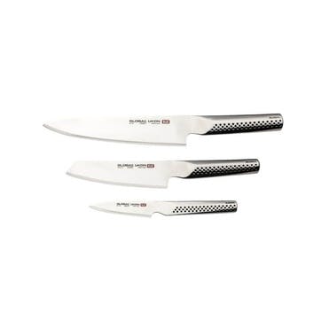 Ni 3 Piece Knife Set , Silver