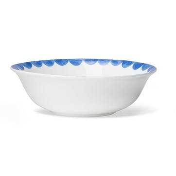 Scallop Cereal Bowl D16cm, Blue