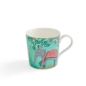 India Mug 340ml, Light Jade