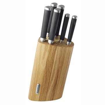 Maitre D 6pc Knife Block Set