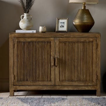 Yasha Mango Wood Sideboard 85 x 122cm, Natural