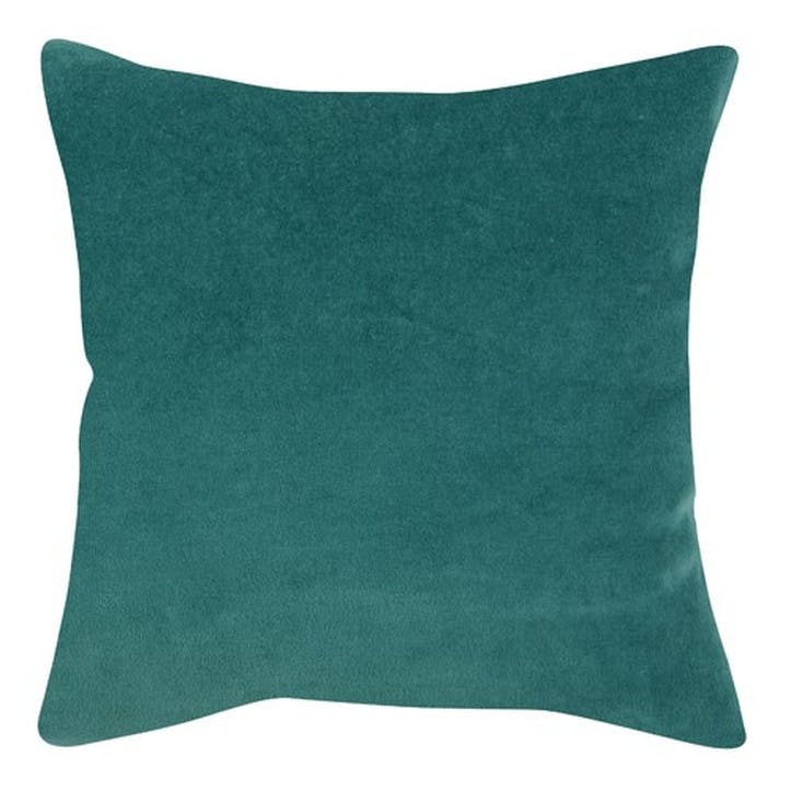 Cushion, 45 x 45cm, Vivaraise, Elise Velvet, green/grey