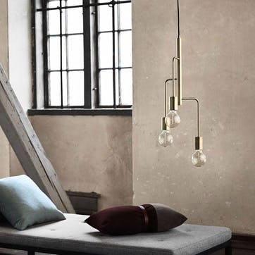 Junction Chandelier  H60cm, Brass