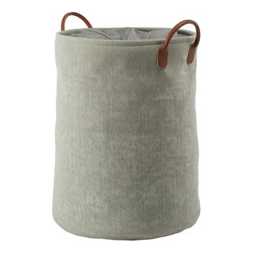 Laundry bin, 42 x 55cm, Aquanova, York, sage green