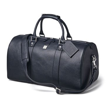 Boston Travel Bag , Navy Pebble