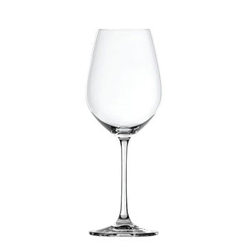 Salute Set of 4 Red Wine Glasses 550ml, Clear