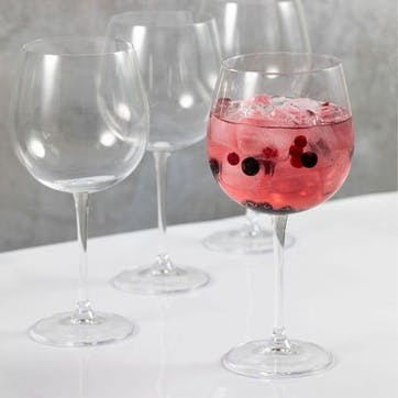 Julie Set of 4 Gin Glasses, 665ml, Clear