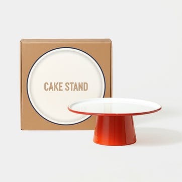 Cake Stand, Pillarbox Red