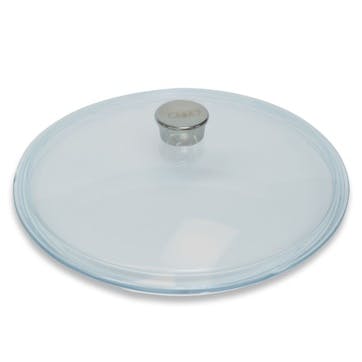 Cast Aluminium 28cm Glass Lid